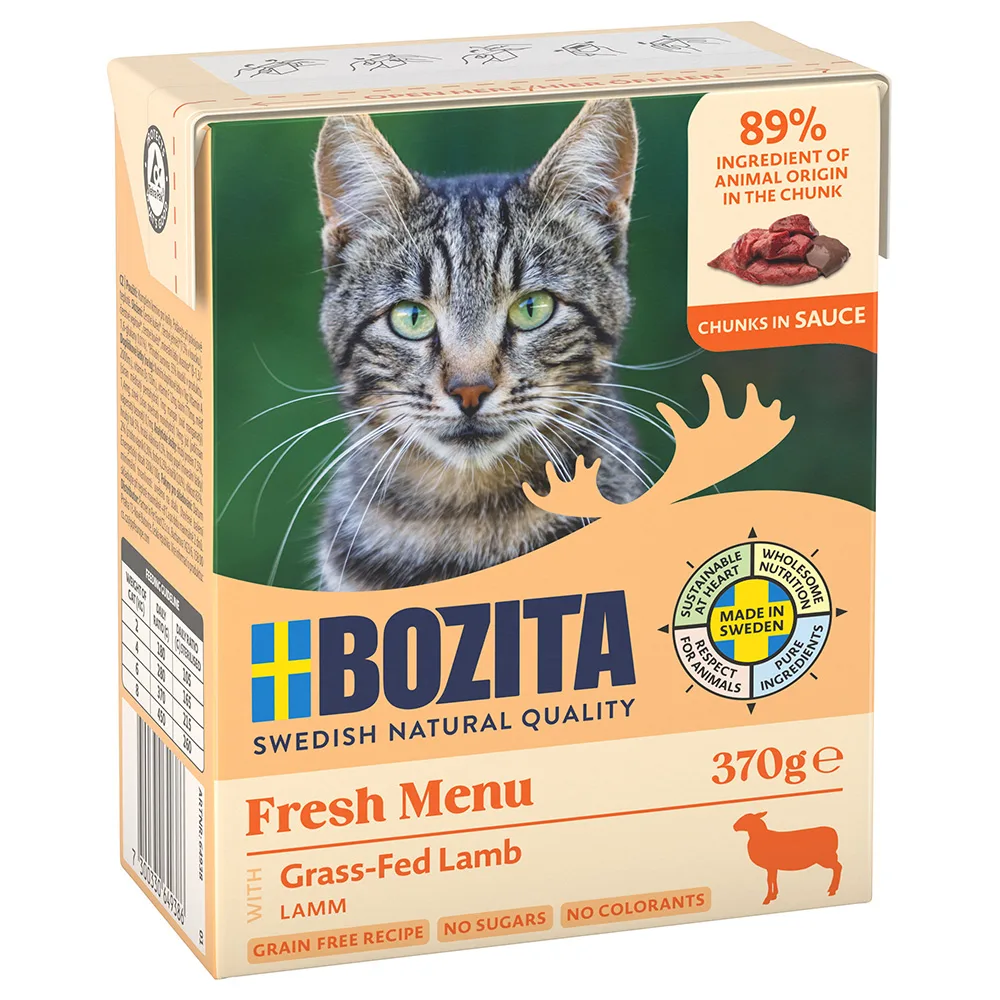 6x370g stukjes in Saus met Lam Bozita Kattenvoer by Bozita – product photo