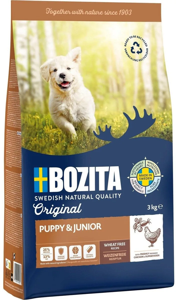 Dog Original Puppy + Junior - 3kg de Bozita – photo produit