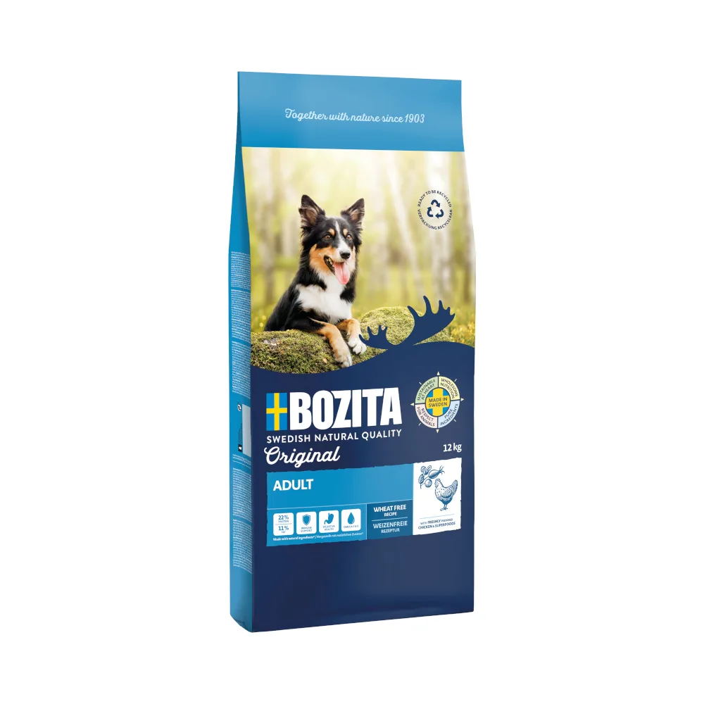Dubbelpak: 2x12kg Bozita Original Tarwevrij Droog Hondenvoer by Bozita – product photo