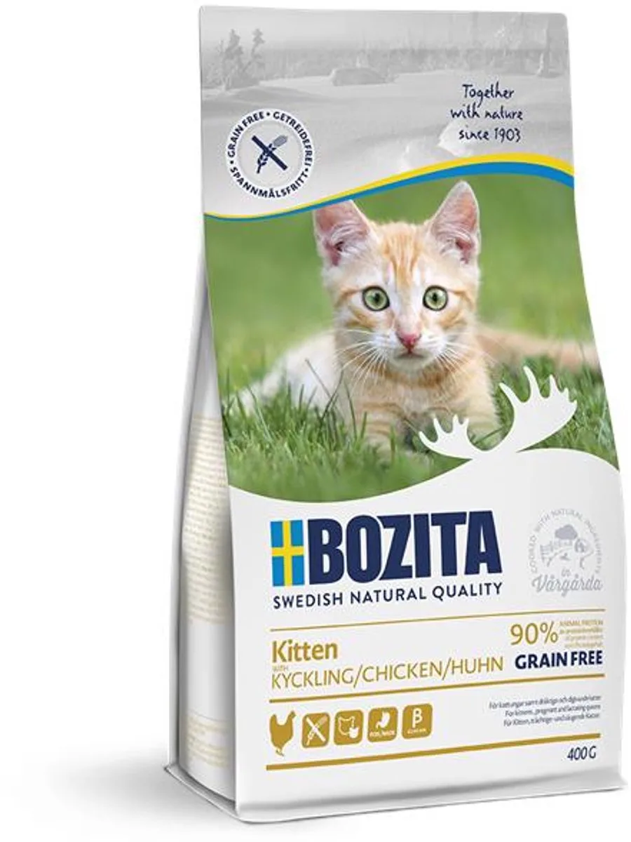 FELINE KITTEN GRAIN FREE 400 GR de Bozita – photo produit