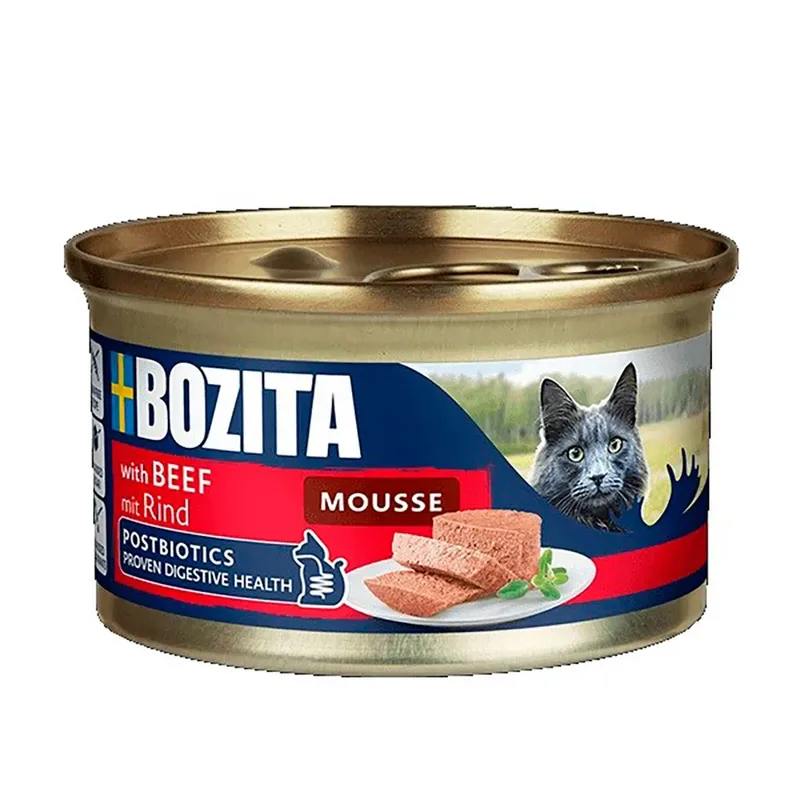 Mousse Rundvlees Nat Kattenvoer 85 G de Bozita – photo produit
