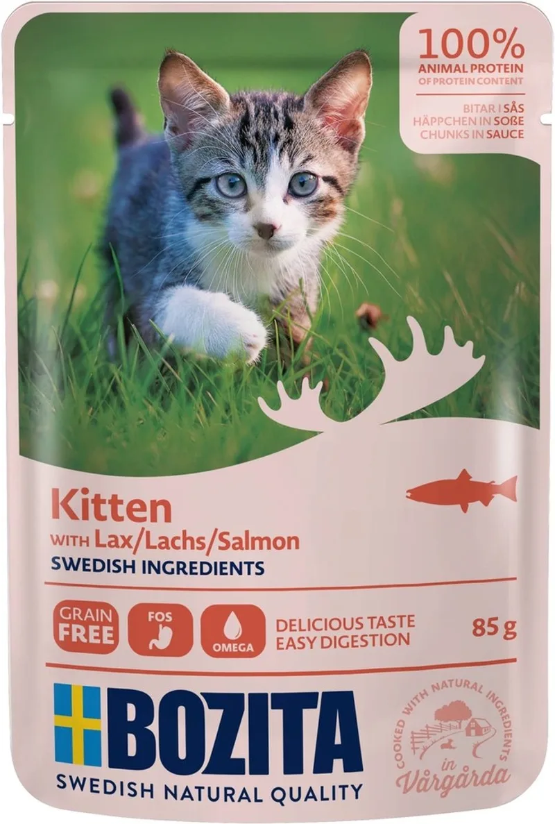 natvoer kitten zalm 6 st 85gr by Bozita – product photo
