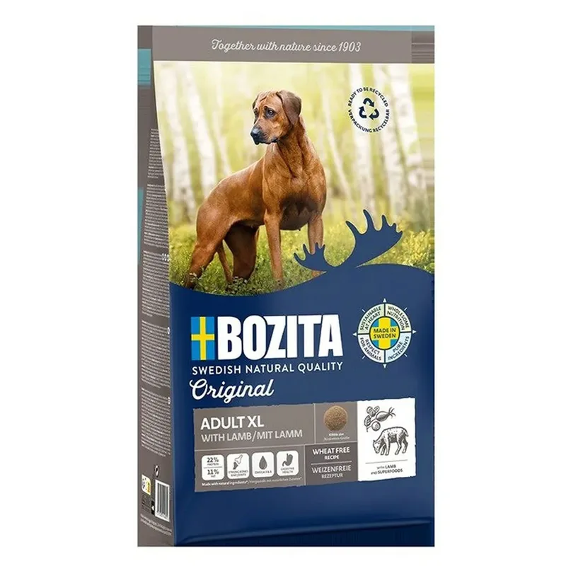 Origineel Volwassen Xl Lam Hondenvoer 12kg de Bozita – photo produit