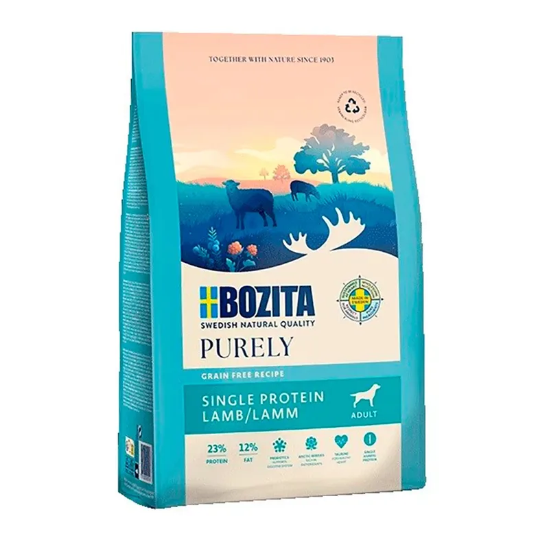 Nourriture Pure Pour Chiens Adultes à L´agneau 11 Kg de Bozita – photo produit
