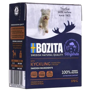 Morceaux De Viande D´élan Suédois De Qualité Naturelle Nourriture Humide Pour Chiens 370g de Bozita – photo produit 2 sur 3