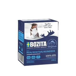 Fleischstücke Mit Rentier In Gelee Nassfutter Für Hunde 370g von Bozita – Produktfoto 2 von 2