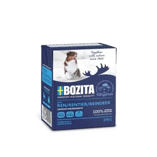 Fleischstücke Mit Rentier In Gelee Nassfutter Für Hunde 370g von Bozita – Produktfoto 1 von 2
