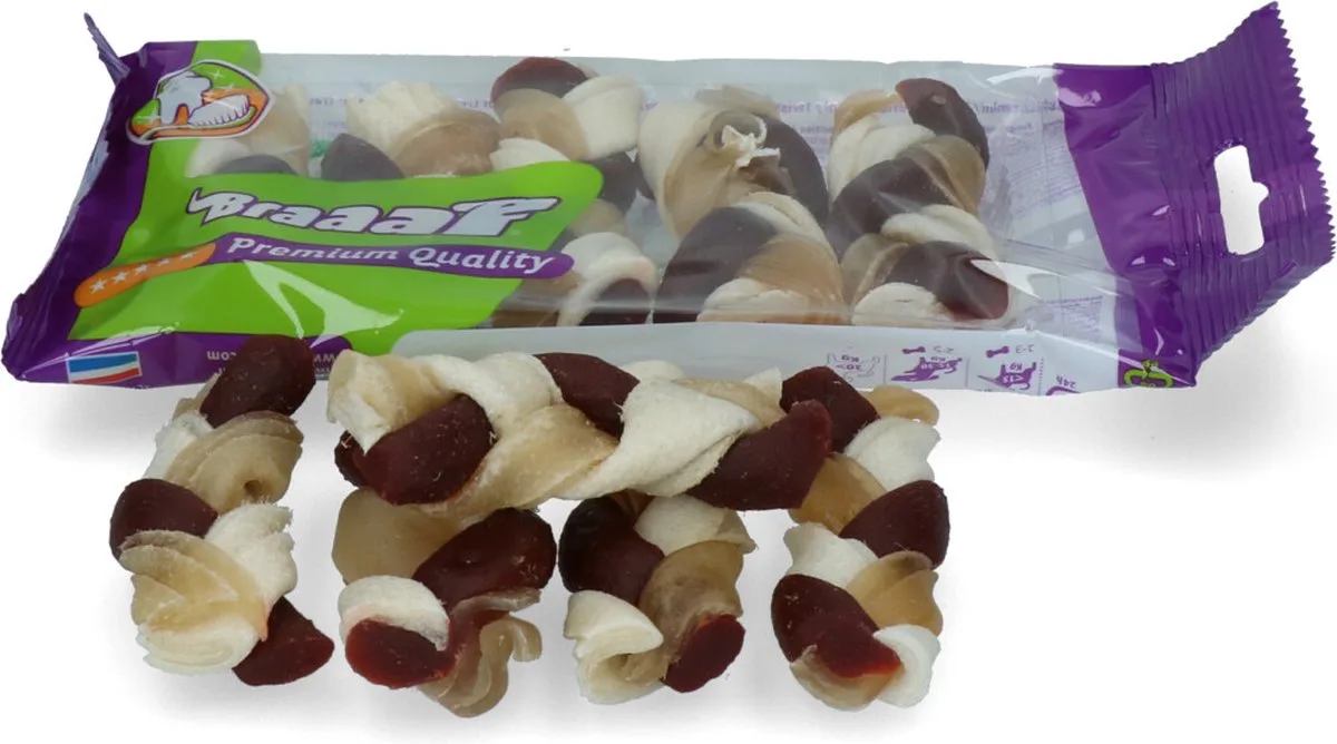 4x Braaaf Twister Vlecht 6 cm 5 stuks van Braaaf – productfoto