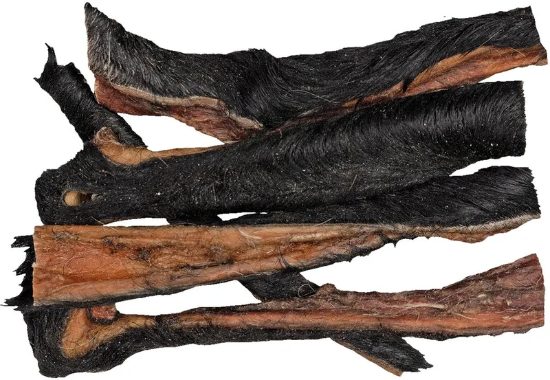 Hondensnack Butchery Beef Head Skin with Hair - 150 gr de Braaaf – photo produit
