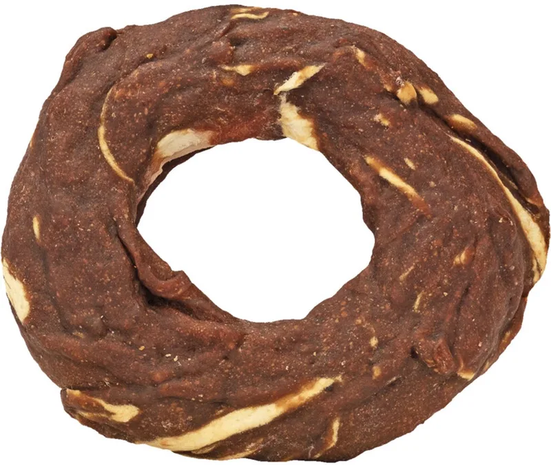 Hondensnack Donut Lam &Vis 10-12 cm - 115 gr fra Braaaf – produktbillede
