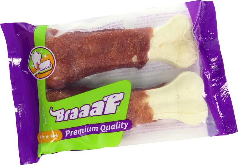Hondensnack Geperst Bot Eend 12,5 cm - 130 gr by Braaaf – product photo
