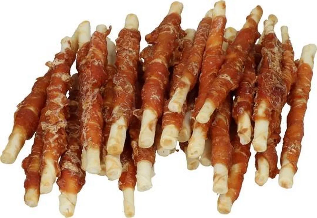 Roll Sticks - Kip smaak - Kauw sticks voor honden - 30 Stuks van Braaaf – productfoto