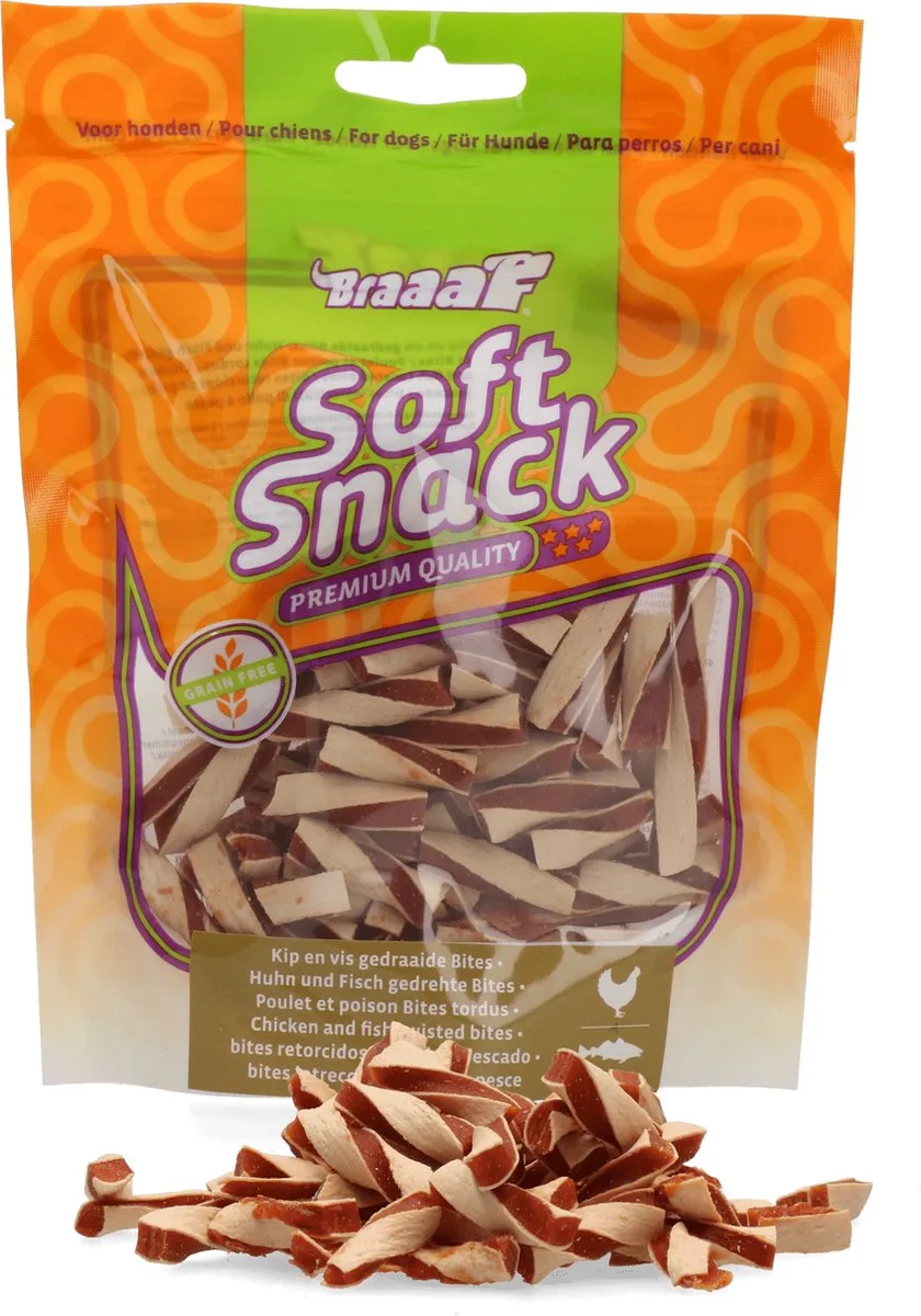 Twisted Bites Kip - Vis 85 gr van Braaaf – productfoto