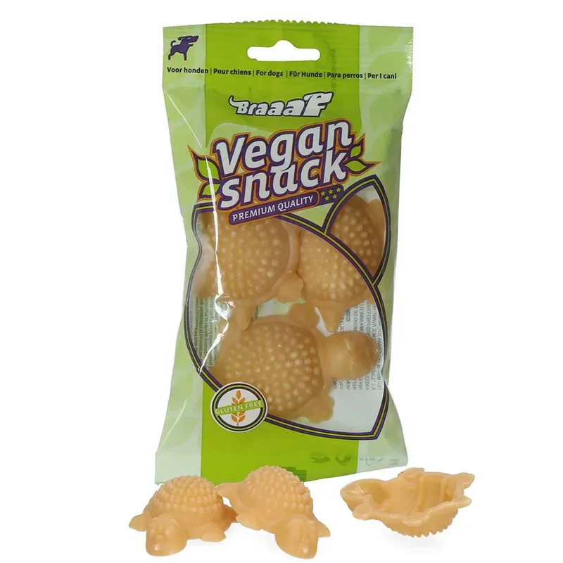 Veganistische Snack 3 Schildpadden Hondensnack 170g by Braaaf – product photo