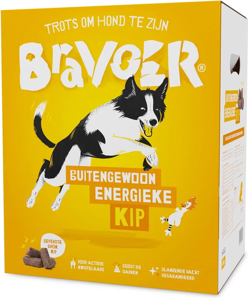 Buitengewoon Energieke Kip - Hondenvoer - 15 kilo by Bravoer – product photo