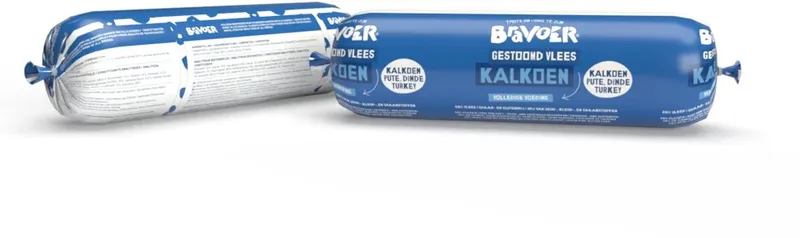 Gestoomd Vlees Kalkoen - Hondenvoer - 10 x 800 gram de Bravoer – photo produit
