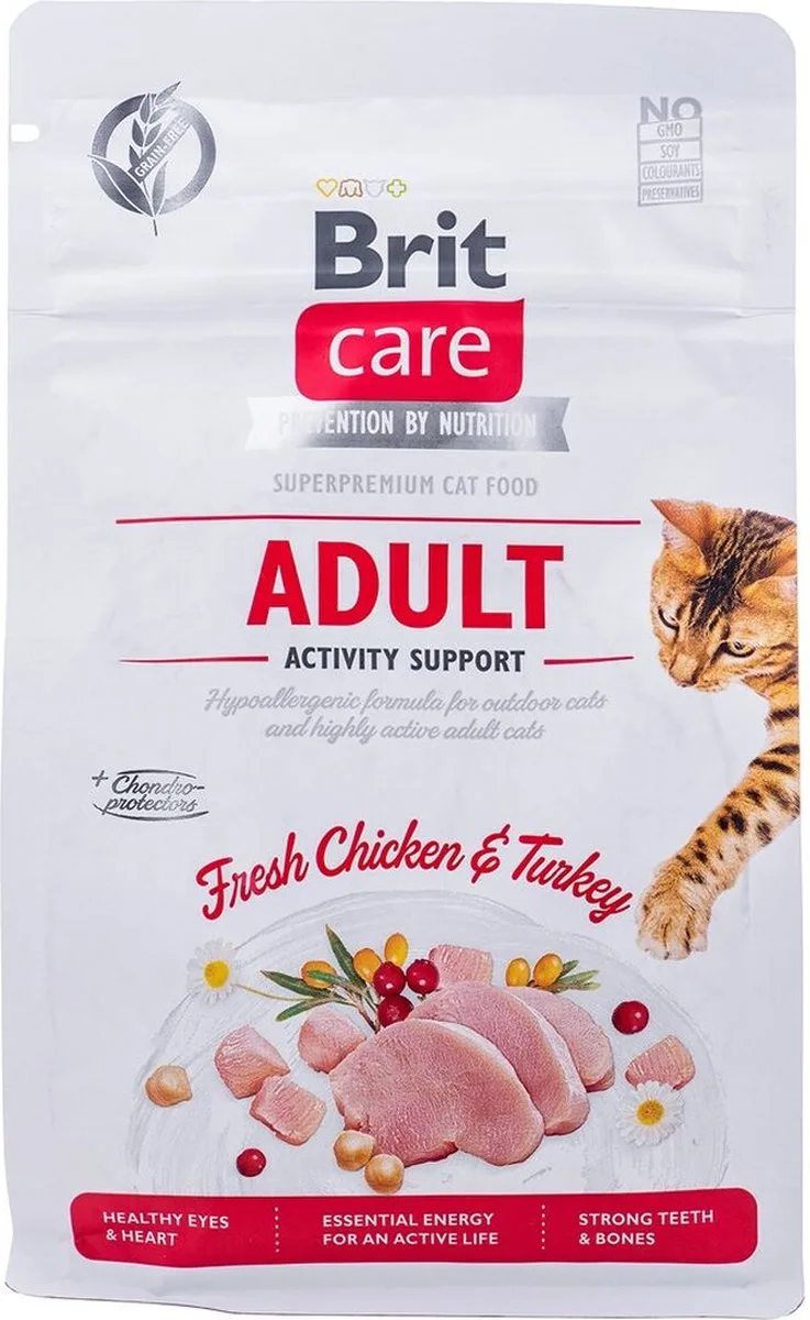 Activity Support Kalkoen&Kip - Kattenvoer - 400 g by Brit – product photo