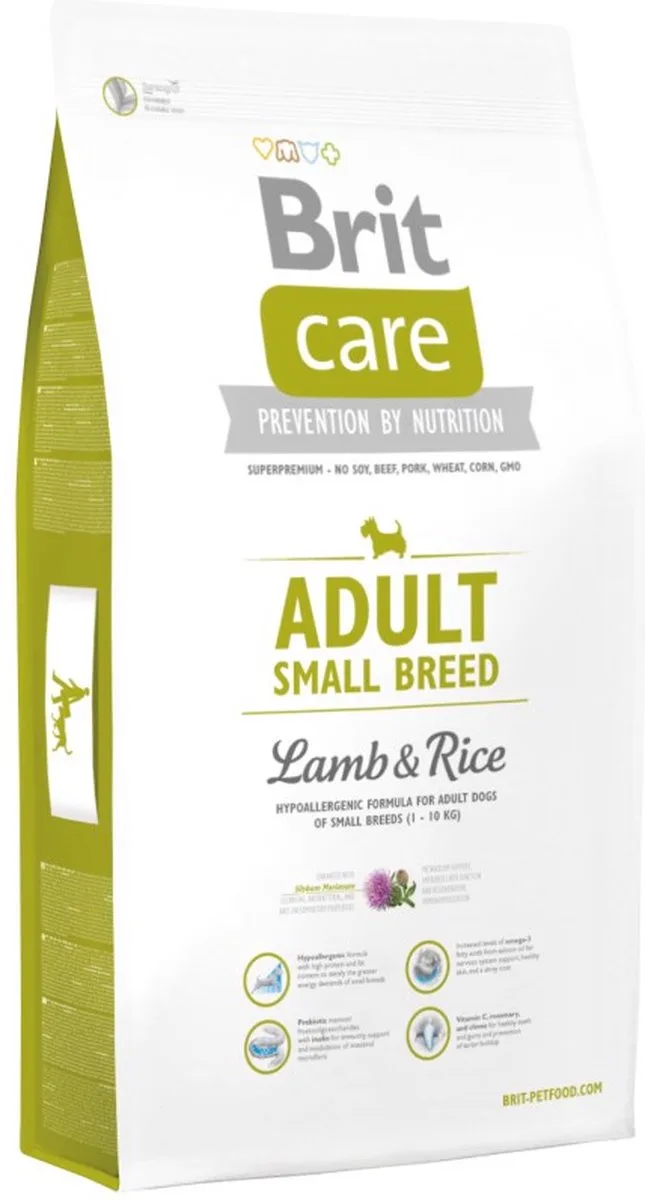 Adult Small Breed Lamb & Rice 3 kg by Brit – product photo