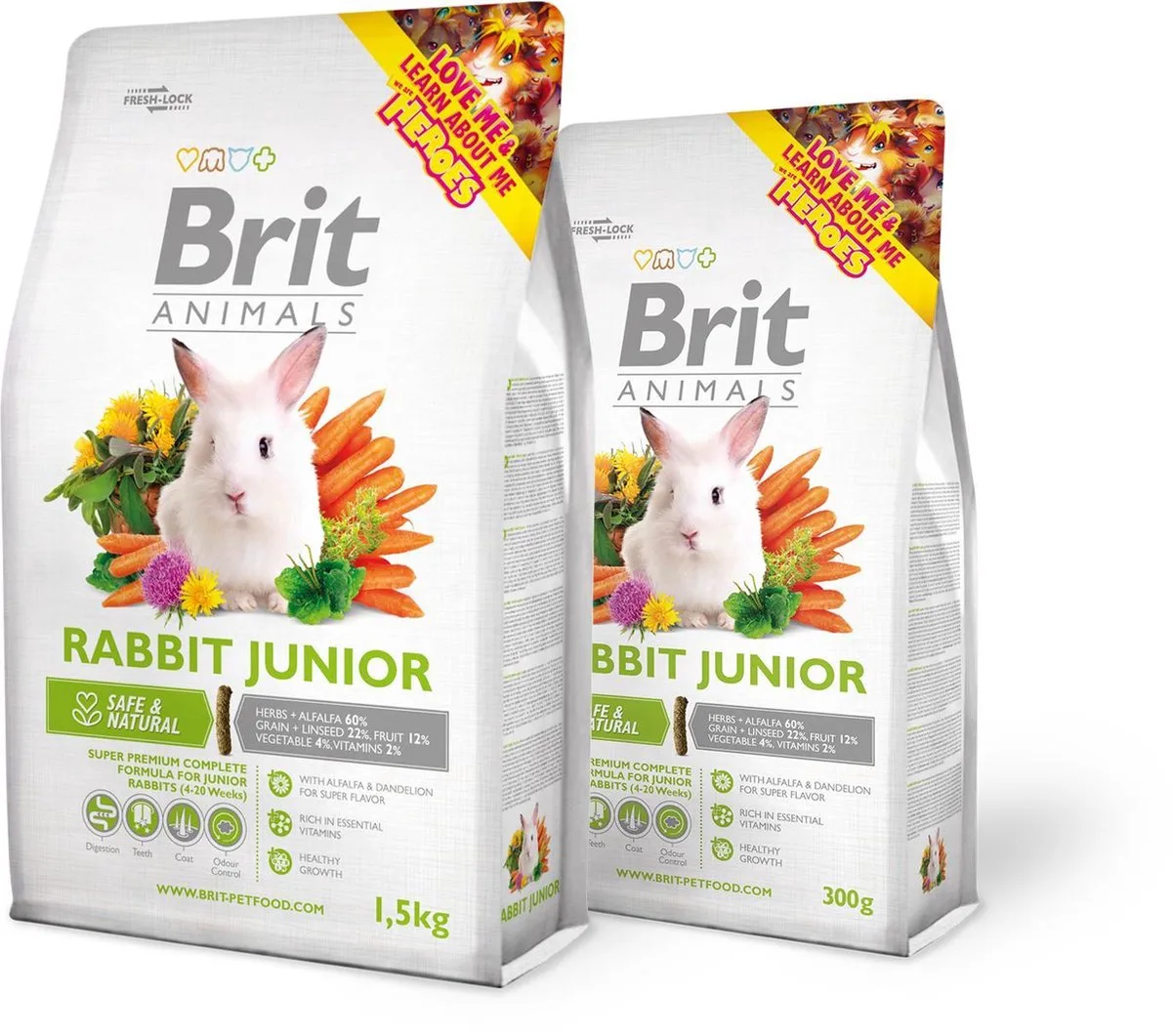 Bit animals junior konijn 1.5 kg by Brit – product photo