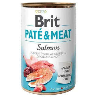 Blik Paté & Meat 400 g - Hondenvoer - Zalm by Brit – product photo 2 of 2