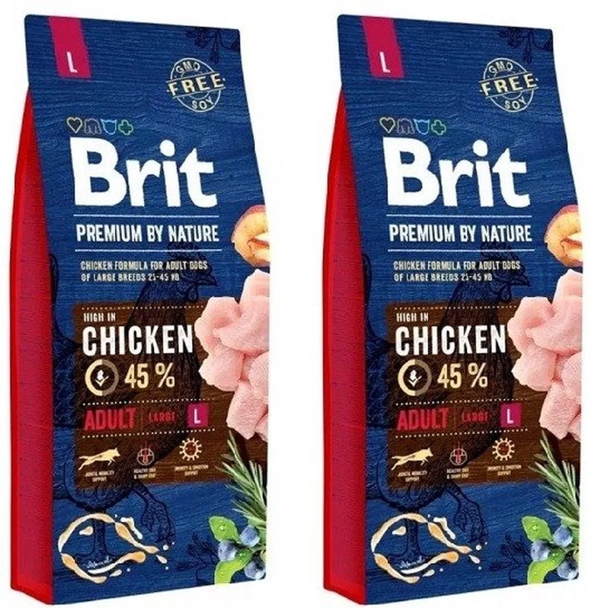 by nature adult large 45% kip 2 x 15kg by Brit – product photo