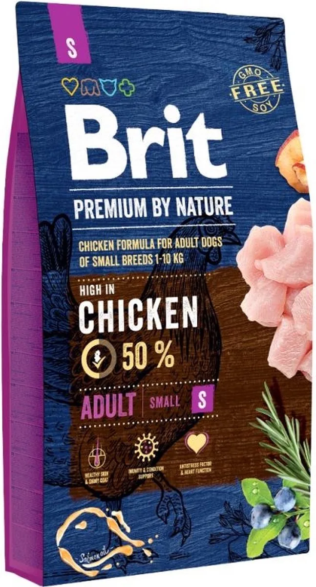 by Nature Adult S Hondenvoer - 3 kg de Brit – photo produit