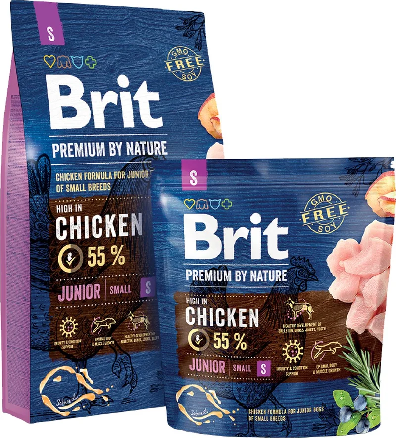 By Nature Junior S Hondenvoer - 3 kg by Brit – product photo
