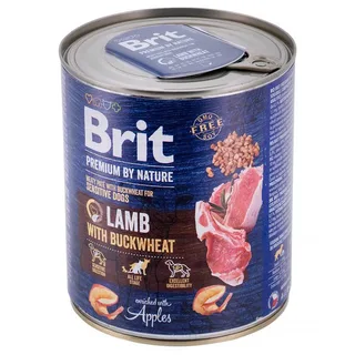 By Nature Lam Met Boekweit Natvoer Voor Honden 800g fra Brit – produktbillede 2 af 3