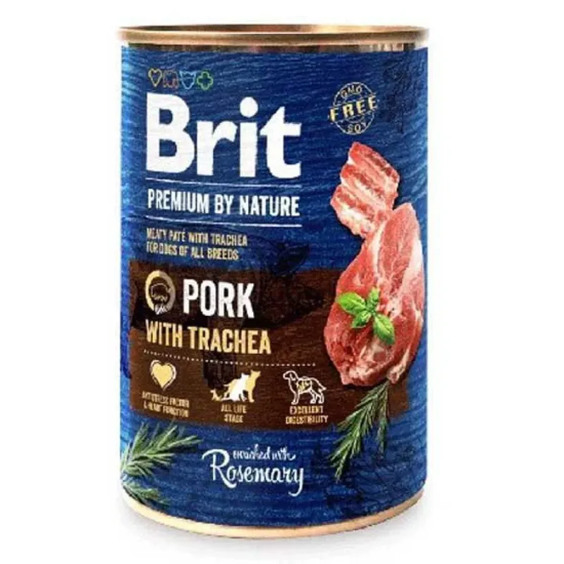 By Nature Pork With Trachea Natvoer Voor Honden 400g von Brit – Produktfoto