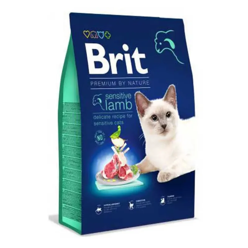 By Nature Sensitive Lamb Volwassen Kattenvoer 1.5kg by Brit – product photo