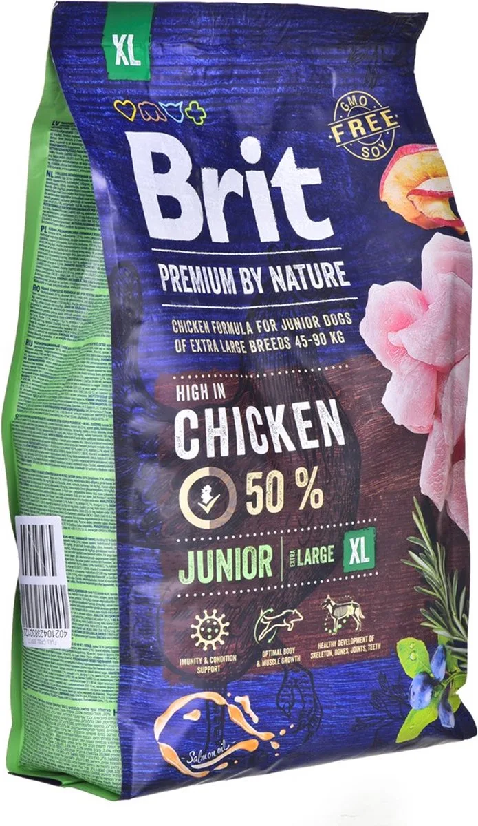 by Nature XL JUNIOR Droog hondenvoer Kip 3 kg by Brit – product photo