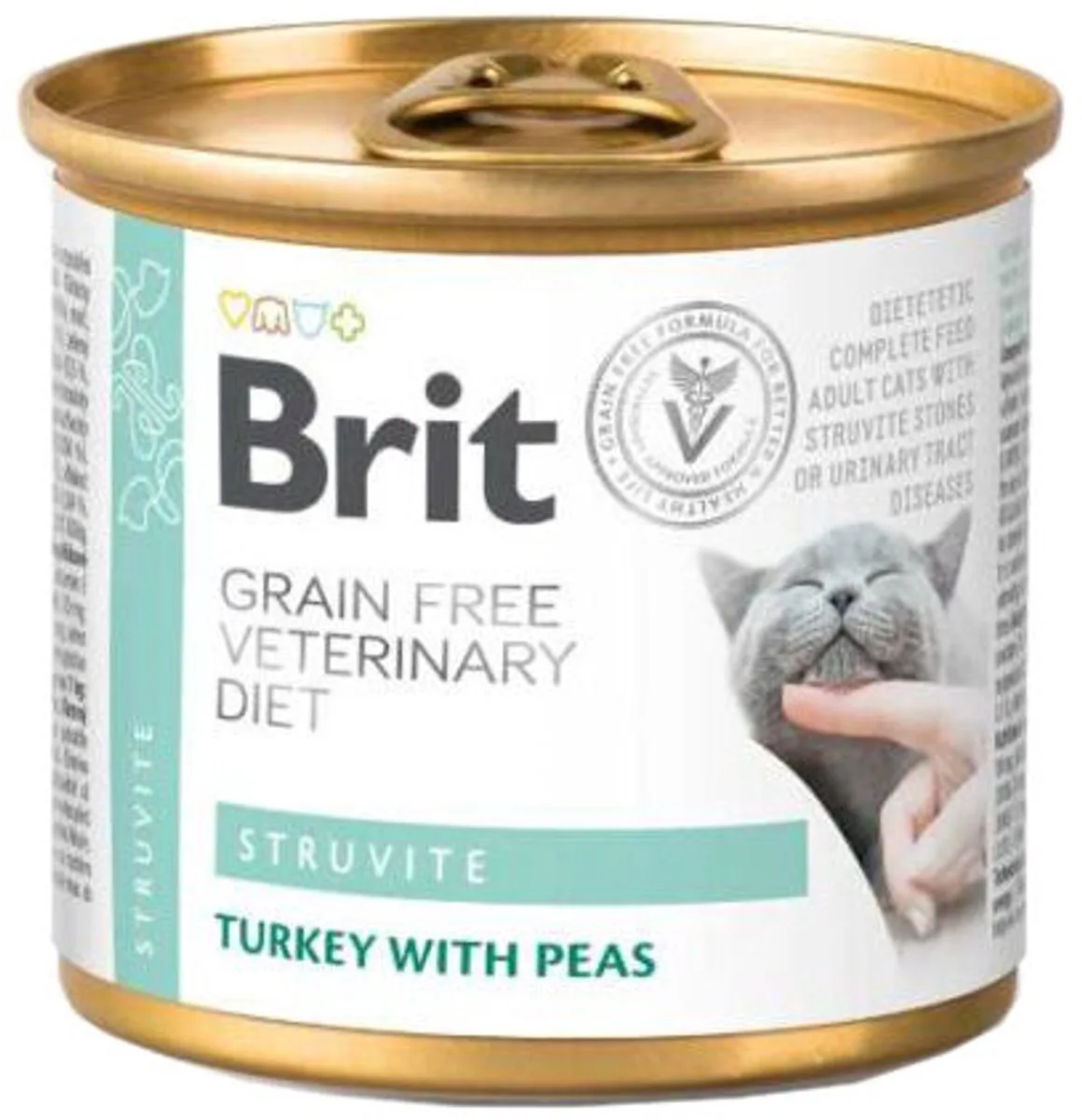 Cat - Grain free - Struvite - Blik - 6 x 200 g by Brit – product photo