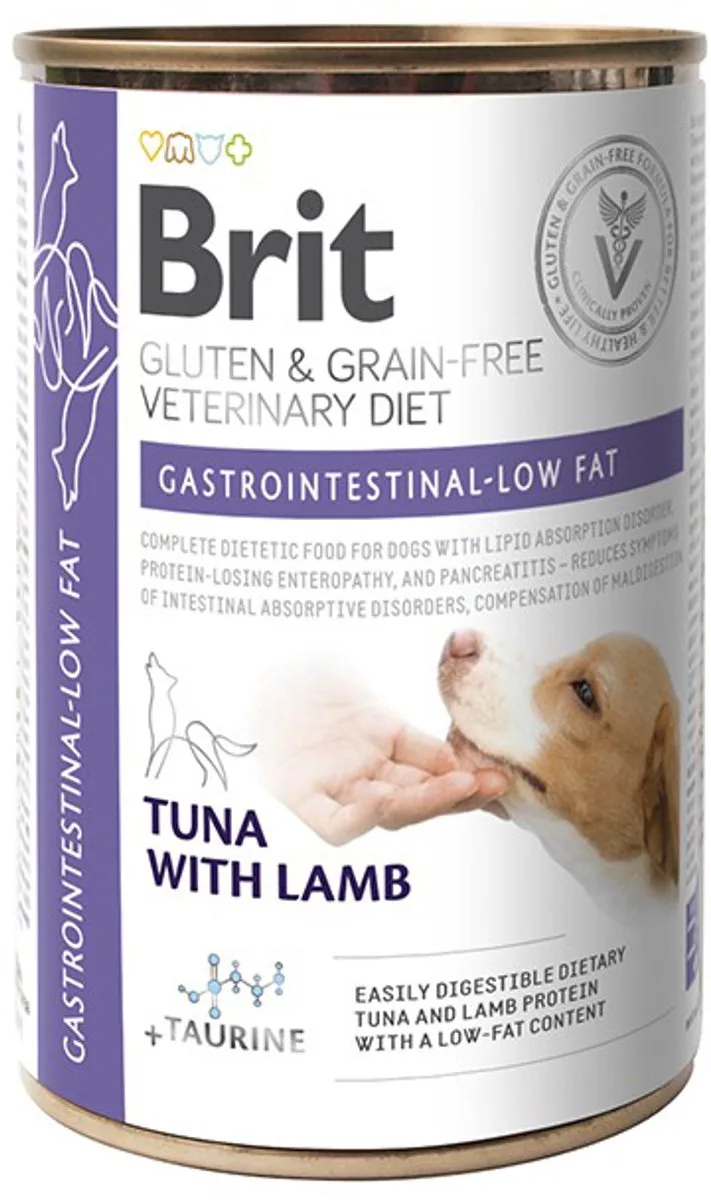 Dog - Gastrointestinal Low Fat - Blik - 6 x 400 g by Brit – product photo