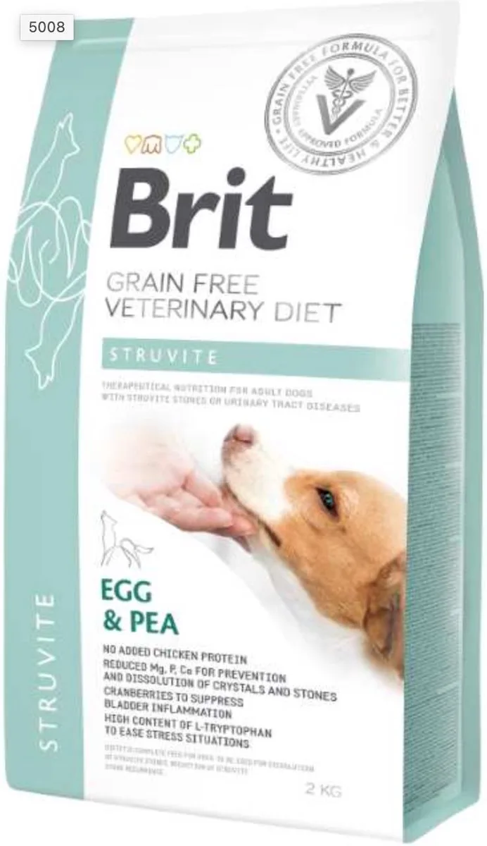 Dog - Grain free - Struvite - 2 kg van Brit – productfoto
