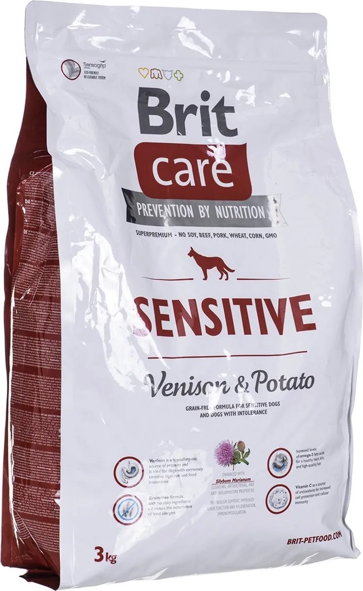 Dog Sensitive Venison & Potato - Droog hondenvoer - 3kg by Brit – product photo