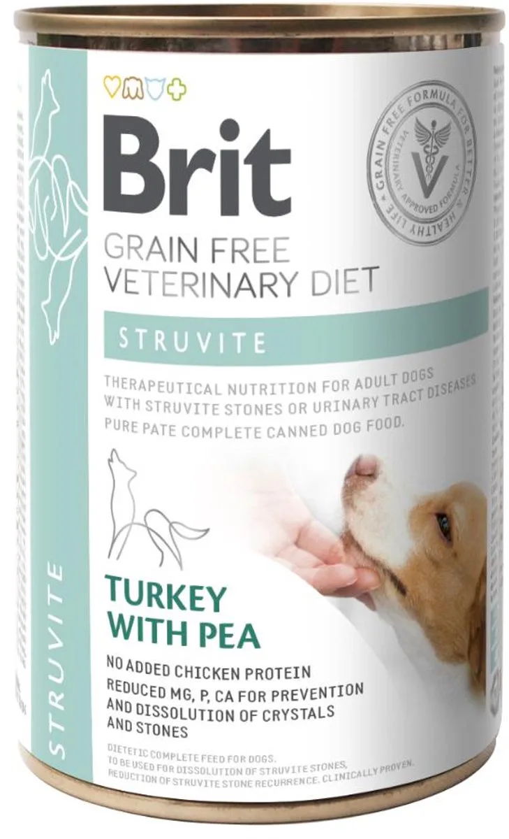 Dog Struvite - 6 x 400 g fra Brit – produktbillede