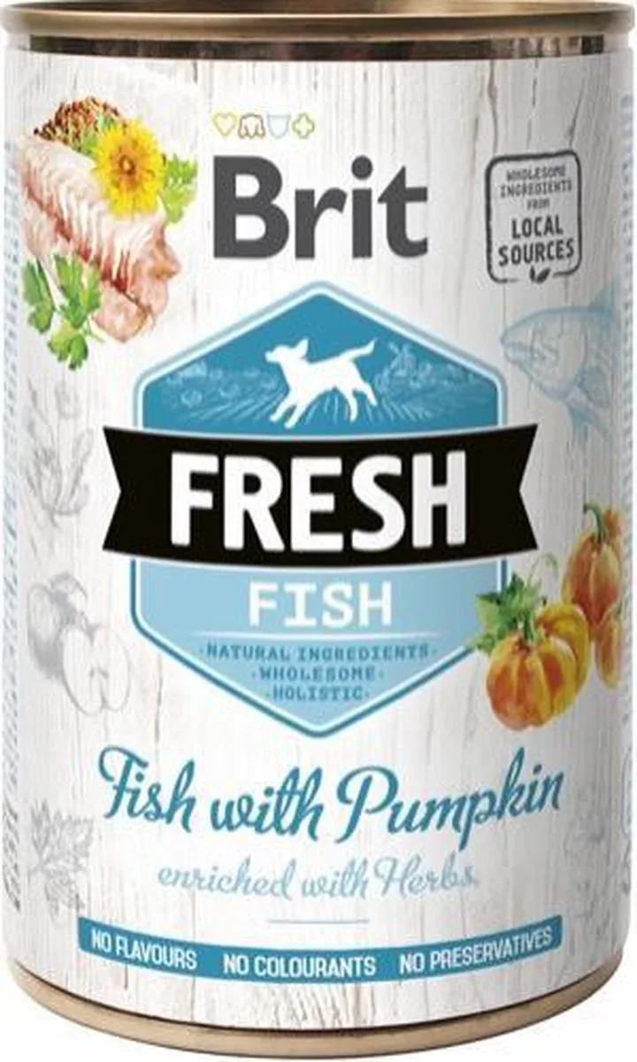 Fresh Can Fish with pumpkin van Brit – productfoto