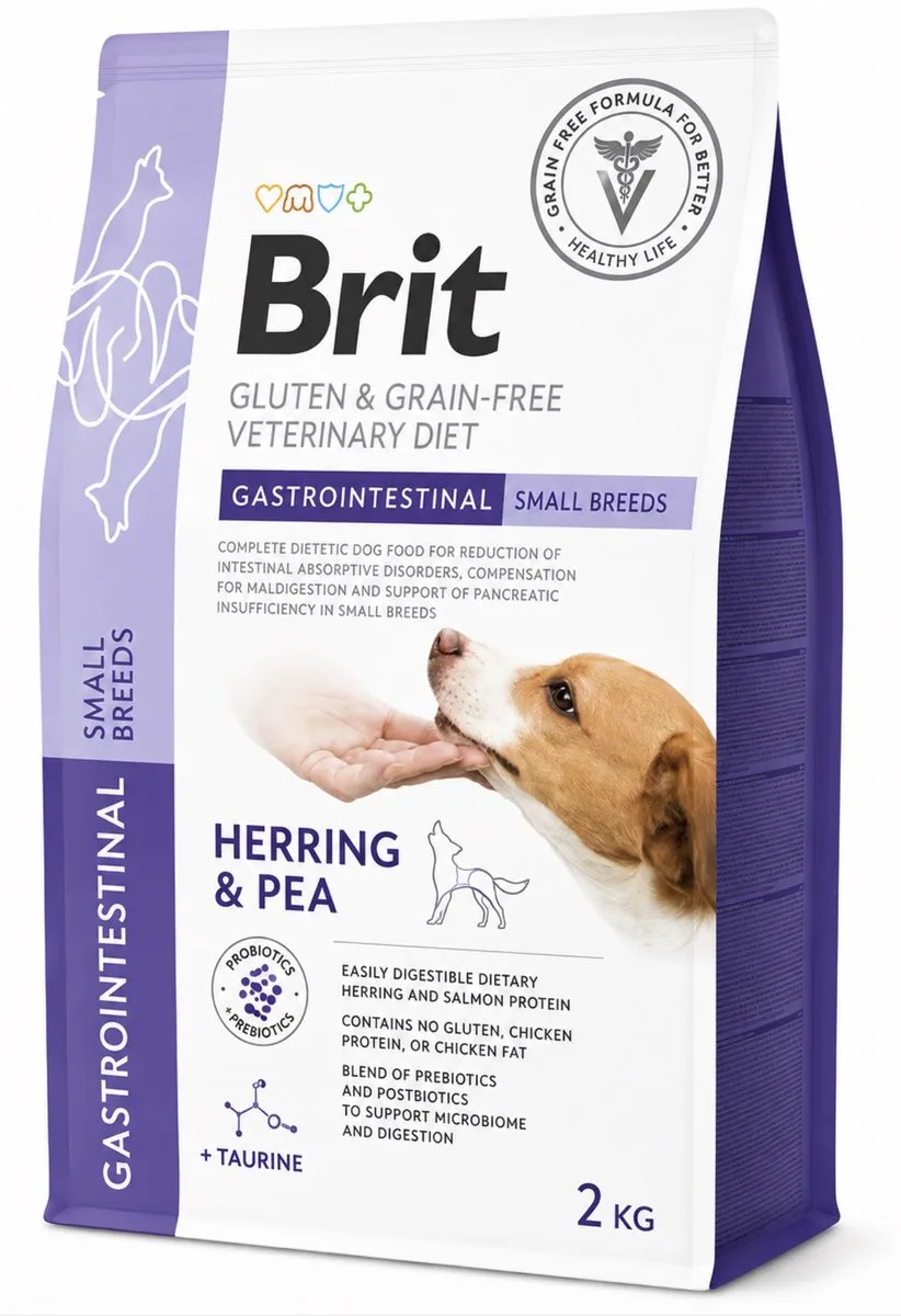 GF VD Dog Gastrointestinal Small Breeds - 2 kg de Brit – photo produit