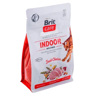 Graanvrij Anti-stress Kattenvoer Voor Volwassen Binnenkatten 400g by Brit – product photo 3 of 4