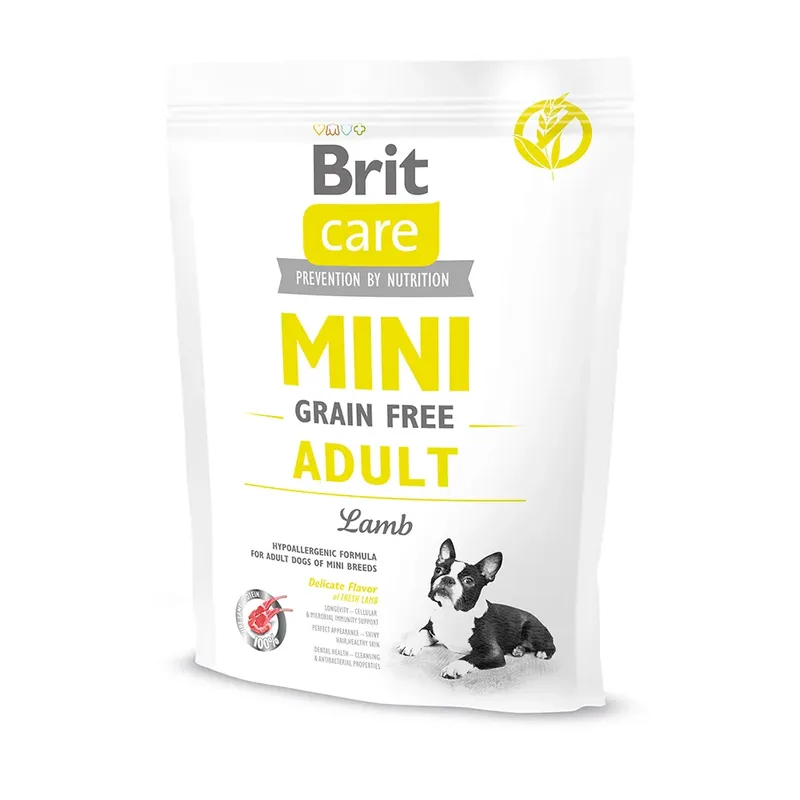 Care Getreidefreies Hundefutter Mit Lamm Für Erwachsene Hunde Kleiner Und Miniaturrassen 400g von Brit – Produktfoto