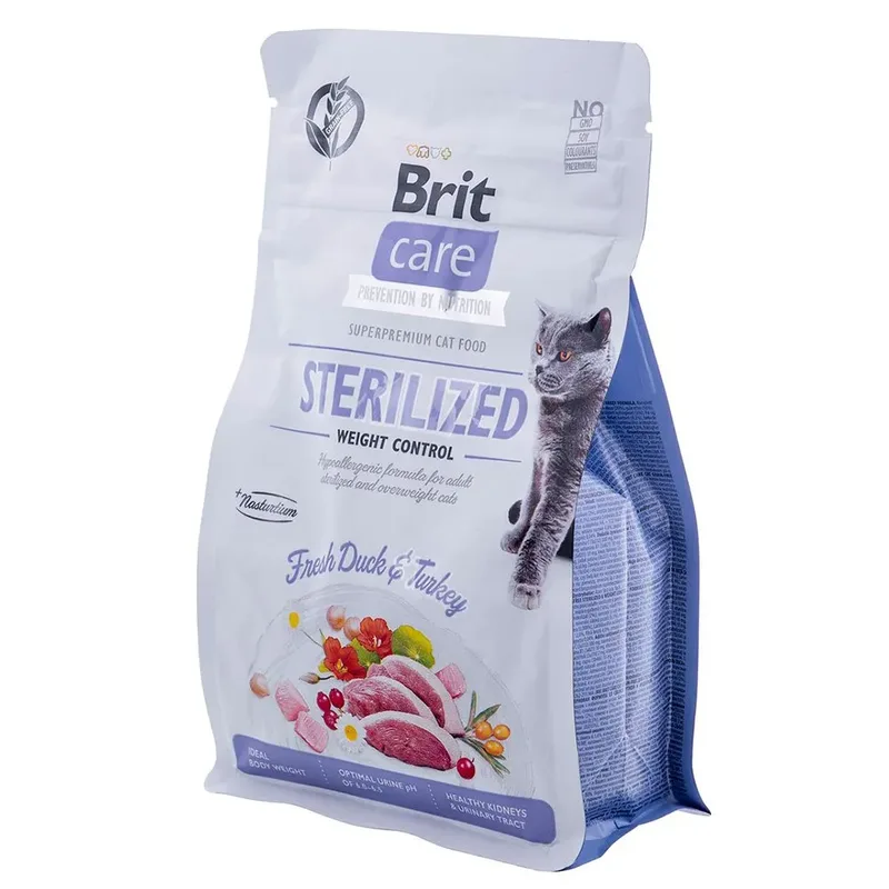 Graanvrije Gesteriliseerde Gewichtsbeheersing Kattenvoer 400g by Brit – product photo 3 of 4