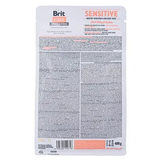 Care Getreidefreies Katzenfutter Sensitiv Pute Und Lachs 400g von Brit – Produktfoto 4 von 4
