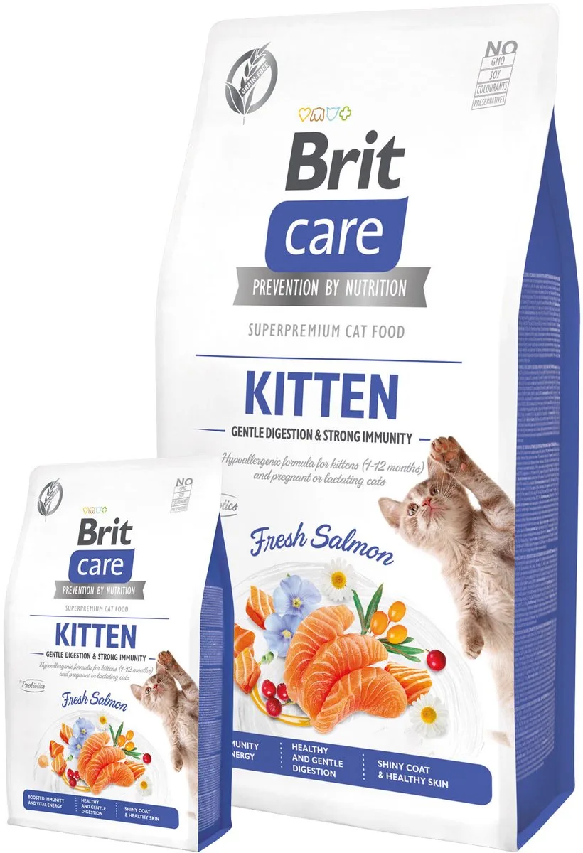 Grain Free Kitten - Gentle Digestion & Strong Immunity - 2 kg by Brit – product photo