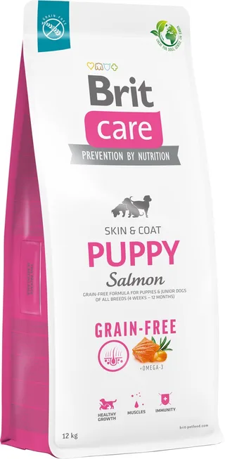Grain Free Puppy Skin & Coat Zalm - Hondenvoer - 12 kg von Brit – Produktfoto 1 von 2