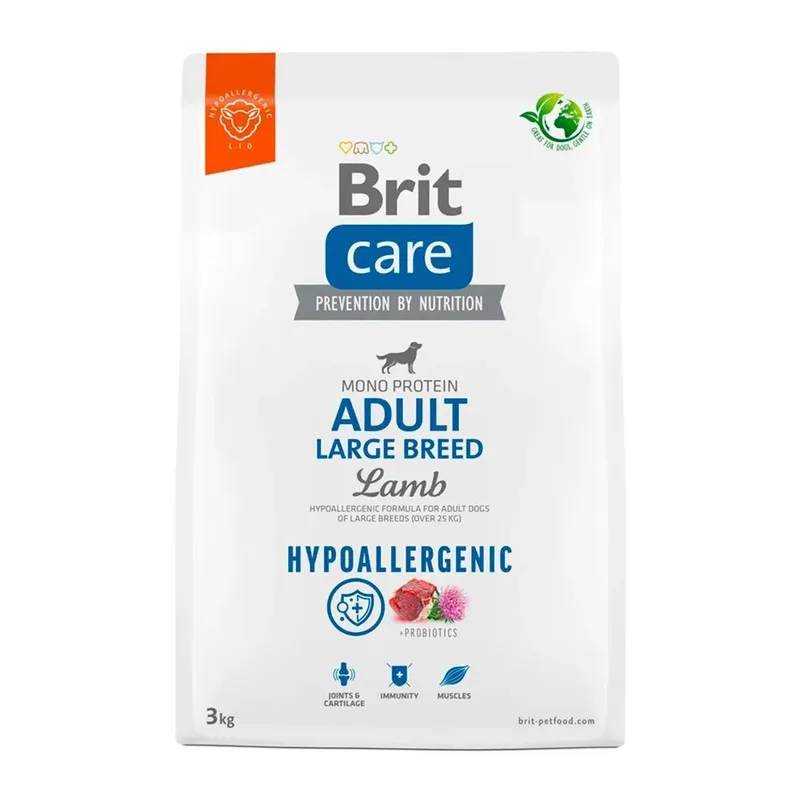 Croquettes Hypoallergéniques Pour Chiens Adultes De Grande Race à L´agneau 3kg de Brit – photo produit