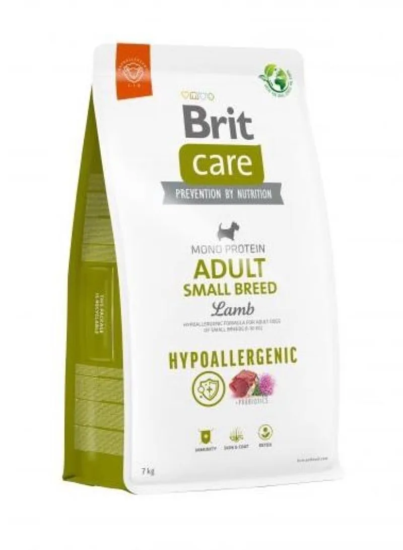 Hypoallergenic Adult Small Breed - Hondenvoer - Lam & Rijst - 7 kg - Voor kleine rassen (1-10 kg) - Monoproteïne by Brit – product photo