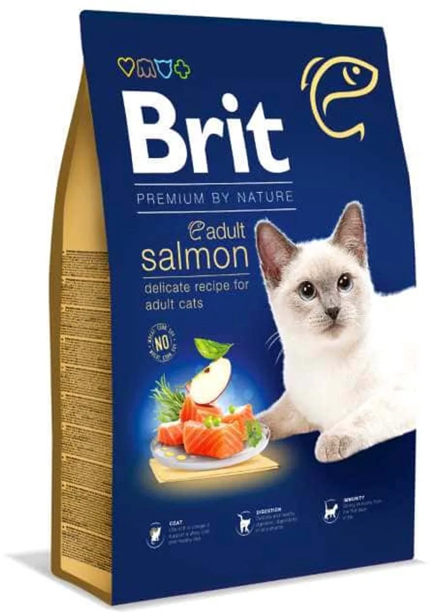 Kat Adult Zalm - 8 kg van Brit – productfoto