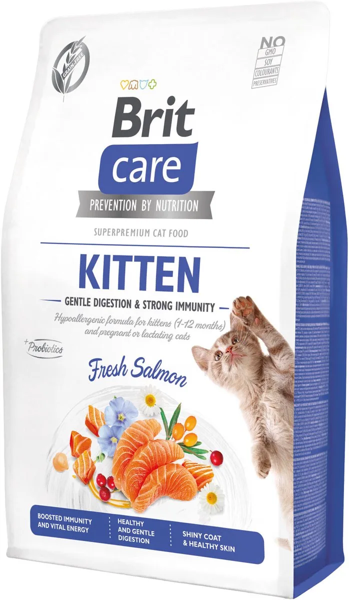Kattenvoer Brit Grain-Free Kitten Immunity Zalm 7 kg by Brit – product photo