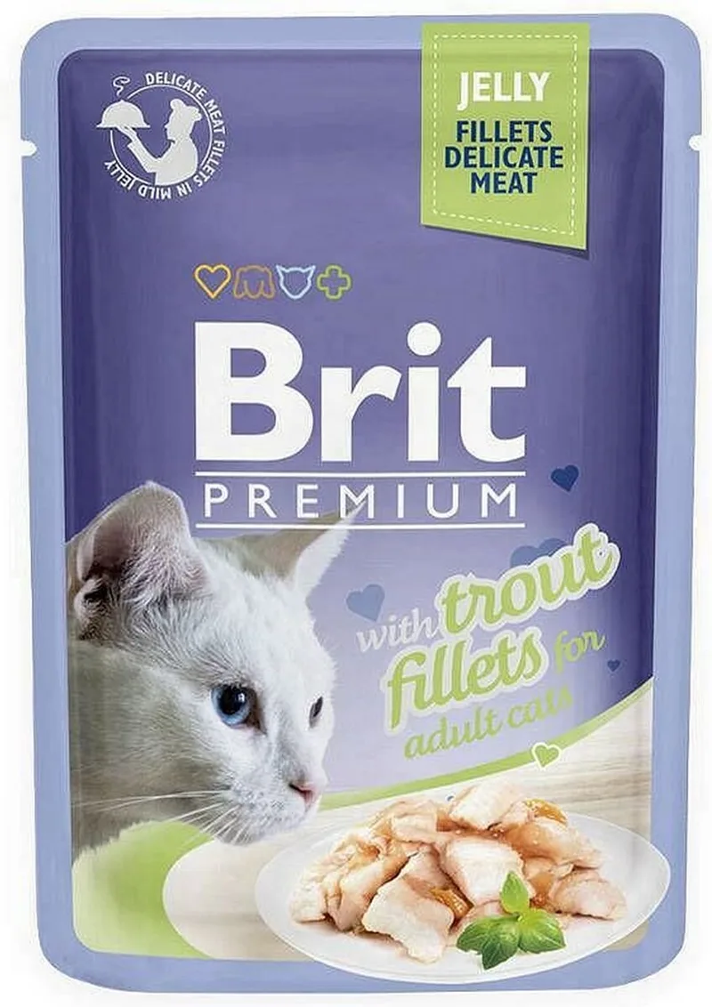 Kattenvoer Brit Premium Kip Zalm Kalfsvlees 12 x 85 g by Brit – product photo