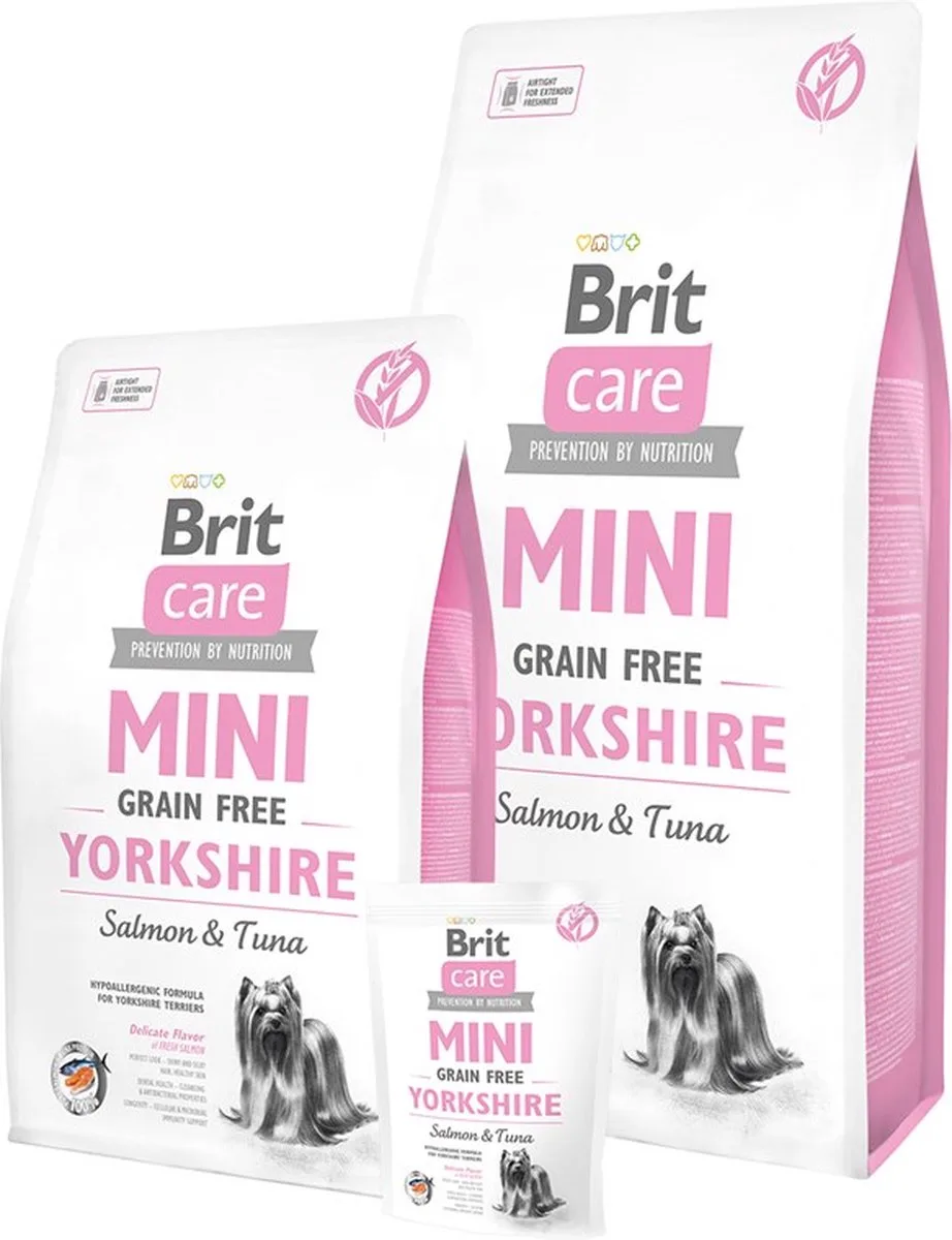 Mini - Grain Free Yorkshire - Zalm en Tonijn - 2 kg von Brit – Produktfoto